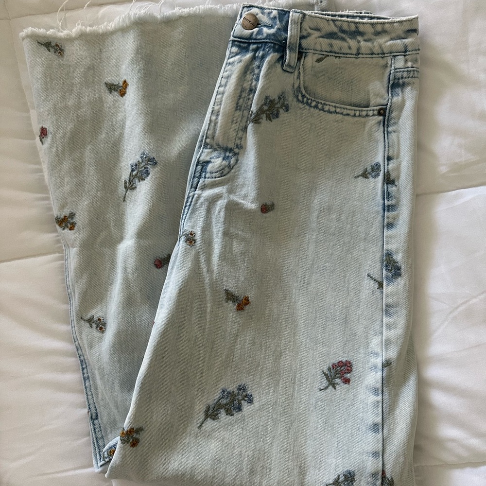 DRIFTWOOD Light Blue Floral Jeans